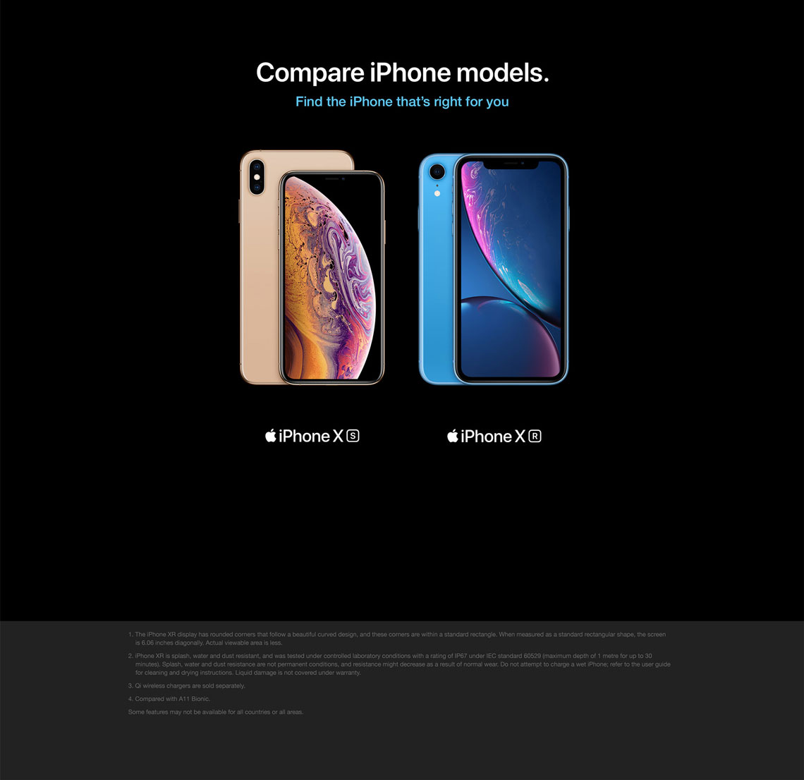 Apple iPhone XR Features, Specs StarHub Singapore