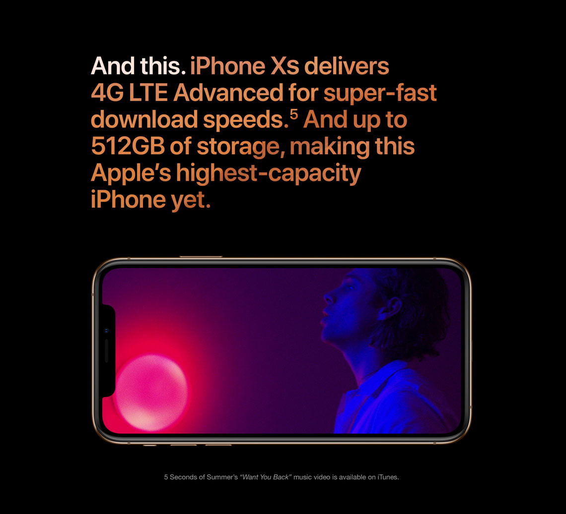Apple iPhone XS Features, Specs StarHub Singapore