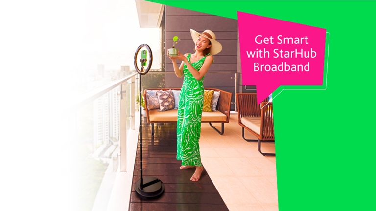 get smart with starhub broadband