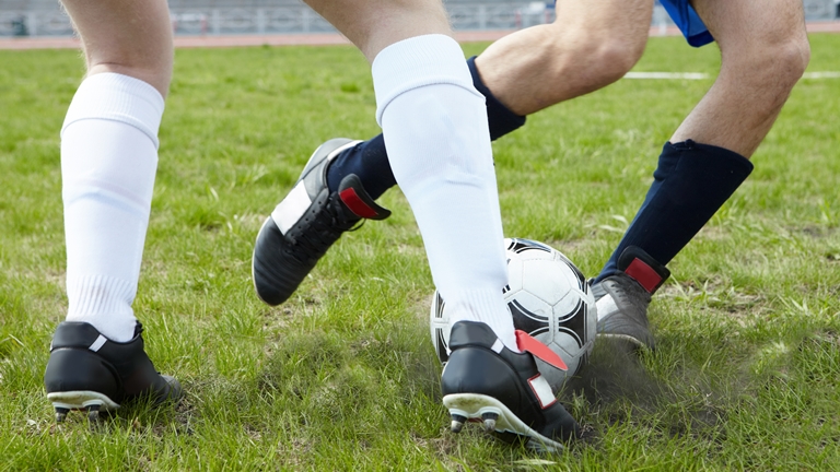 soccer players on the pitch