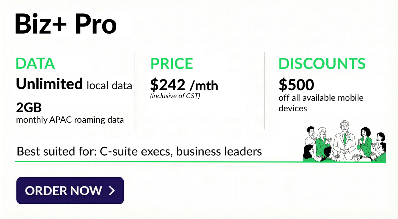 Biz+ Pro Mobile Plan Promotion