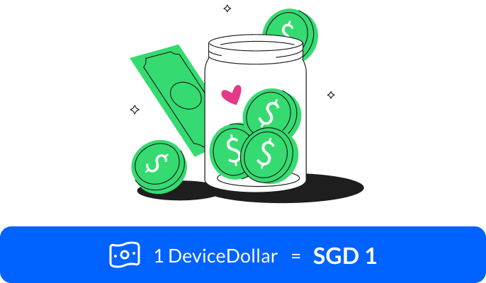 Device Dollars Banner
