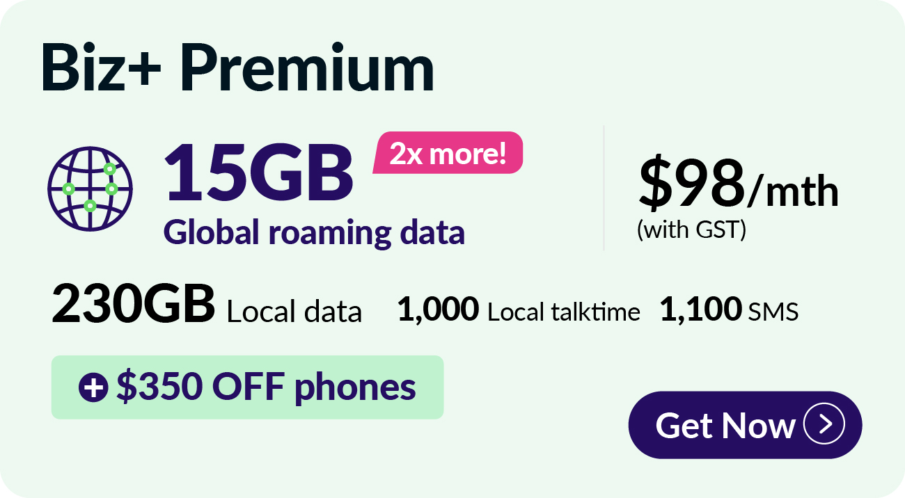 Biz+ Premium Mobile Plan Promotion