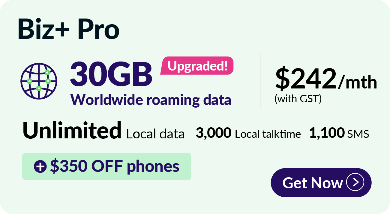 Biz+ Pro Mobile Plan Promotion