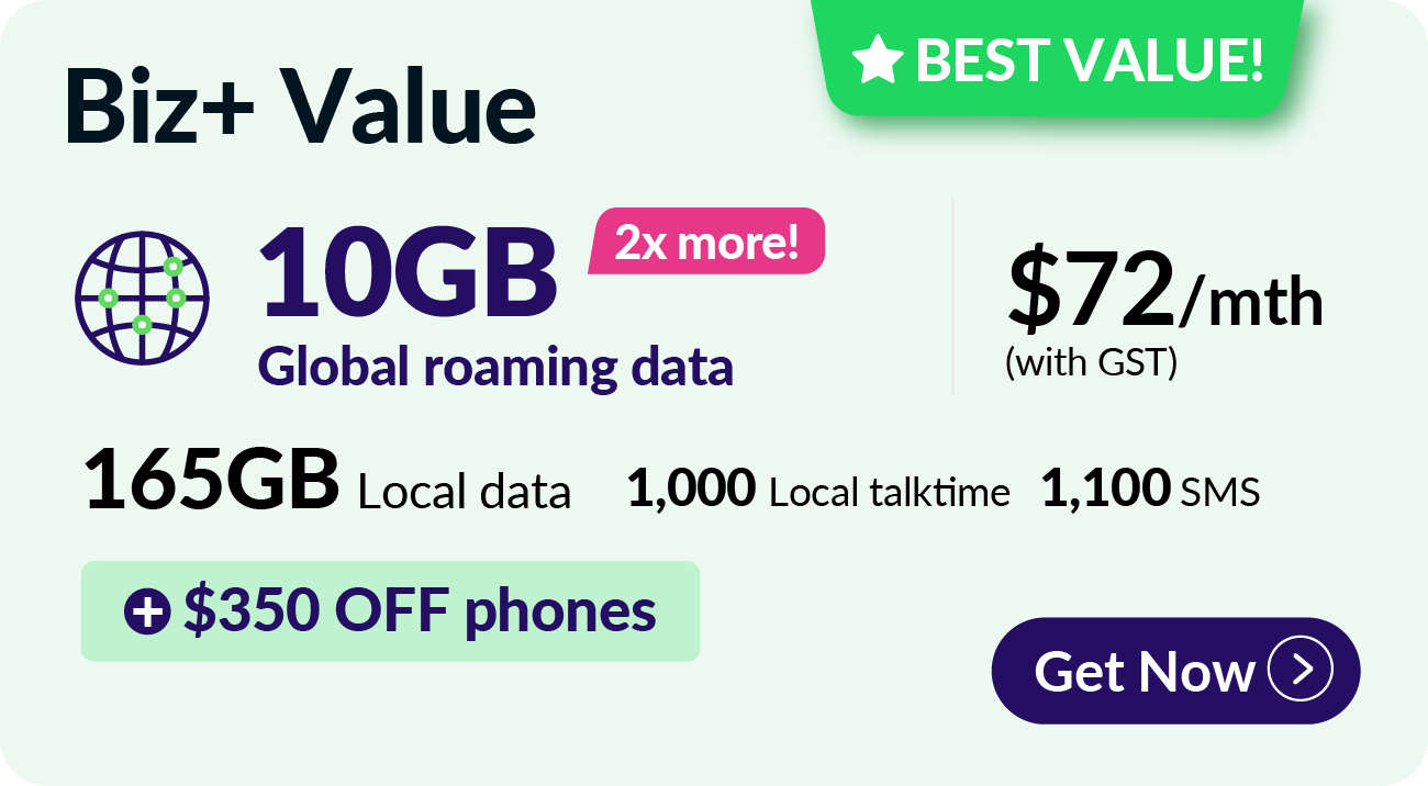 Biz+ Value Mobile Plan Promotion