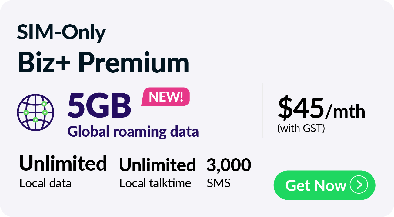SIM-Only Biz+ Premium Mobile Plan Promotion