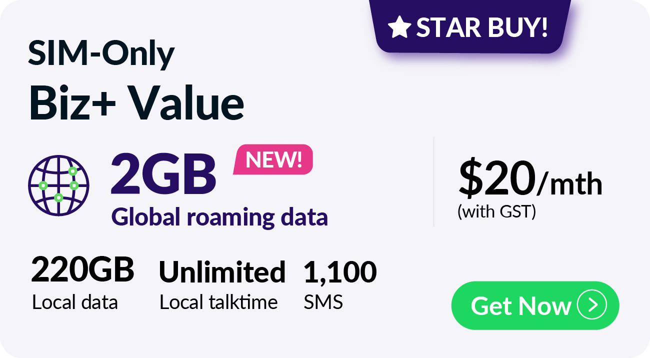 SIM-Only Biz+ Value Mobile Plan Promotion