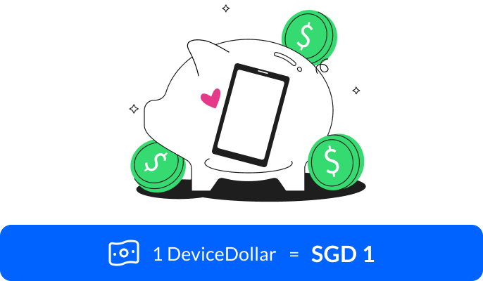 Device Dollars Banner