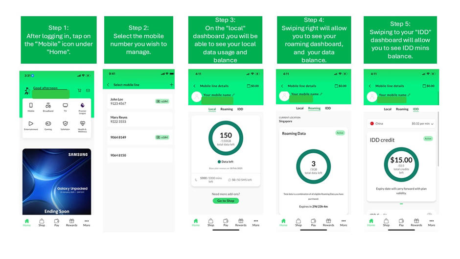StarHub App login screen