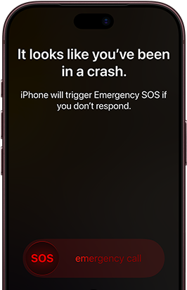 iPhone 18 Pro, Burgundy. Screen shows satellite connection interface with a green dot indicating the device’s location, with text “Keep Pointing at Satellite” and “Connected” at the top, iMessage conversation underneath