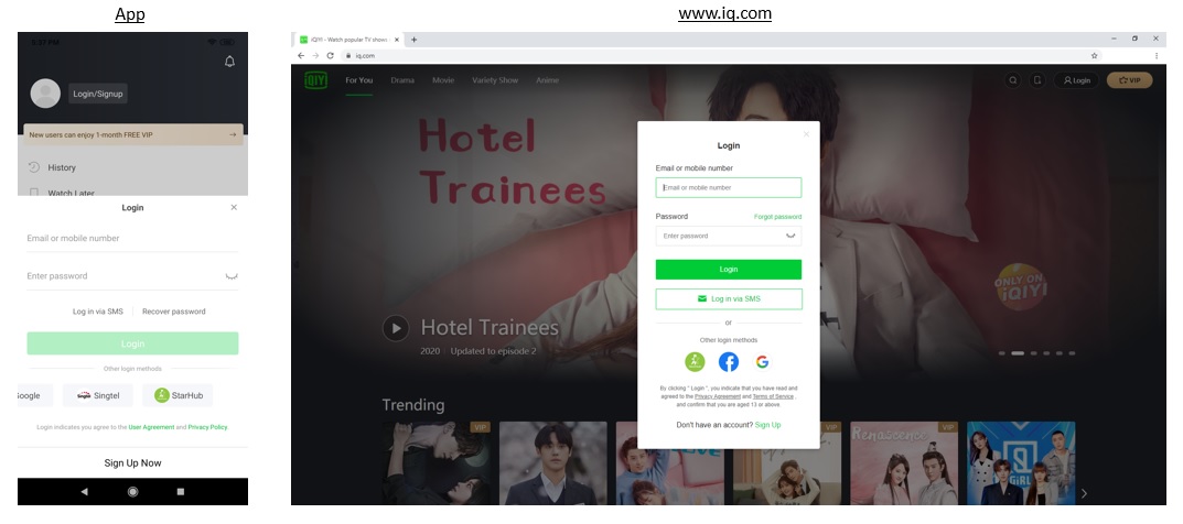 Access iQiyi - Step 2 Access iQiyi - Step 2