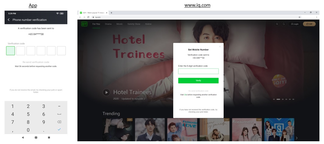 Access iQiyi - Step 5.1 Access iQiyi - Step 5.1