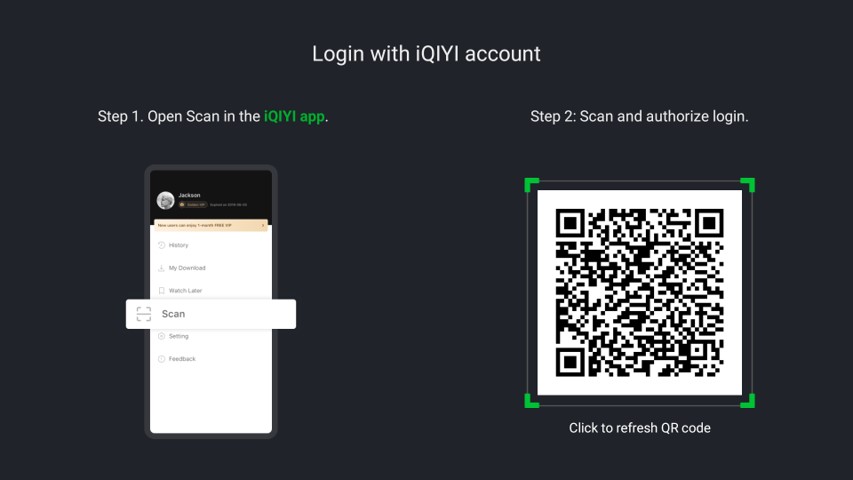 Access iQiyi SHTVBox - Step 3 Access iQiyi SHTVBox - Step 3