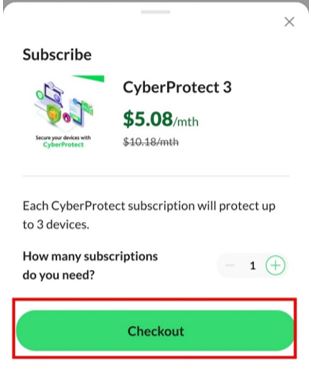 CyberProtect FAQ 7 Step 5