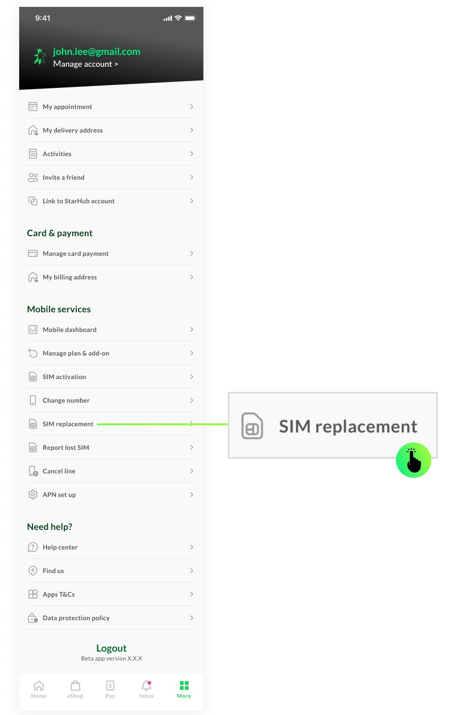 SIM Repl SIM Repl