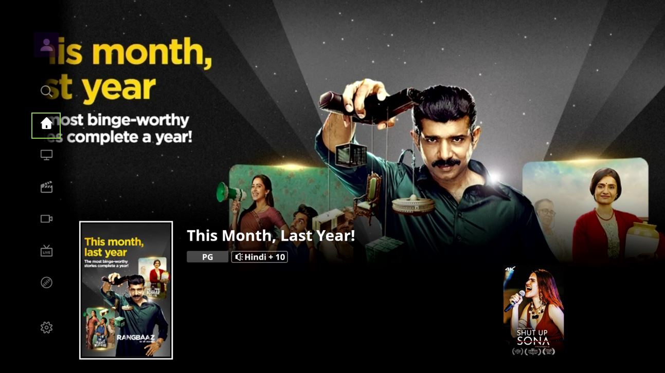 ZEE5 on SHTVplus 1