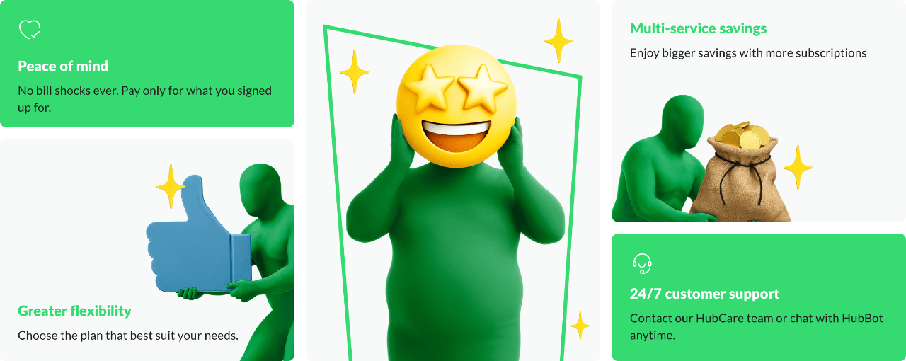 Infographic showing why you should choose StarHub